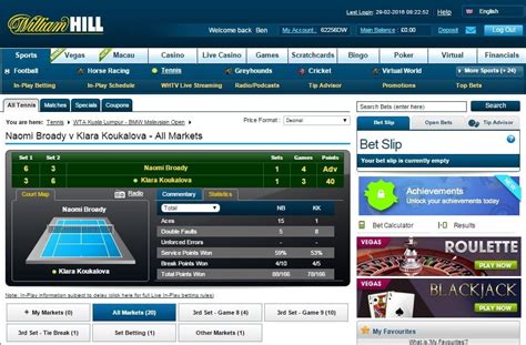 sports william hill bet results